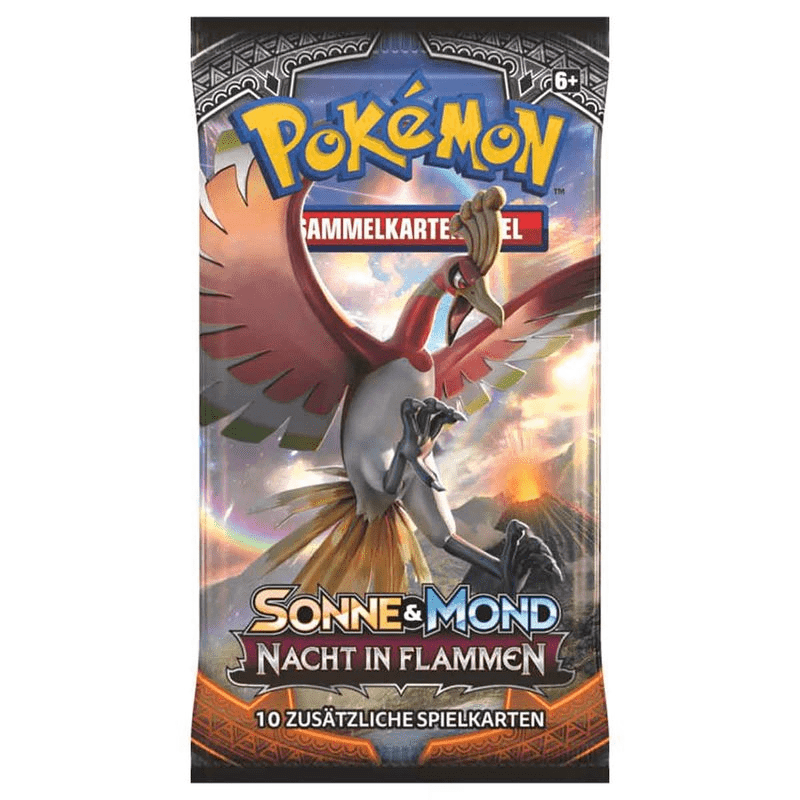 Pokémon SM03 Sonne & Mond Nacht in Flammen Booster einzeln - deutsch