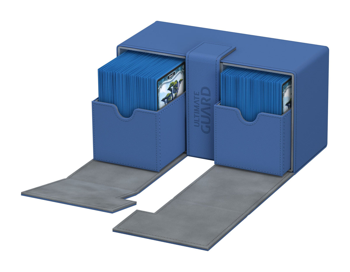 Ultimate Guard Twin Flip'n'Tray 200+ XenoSkin Blau
