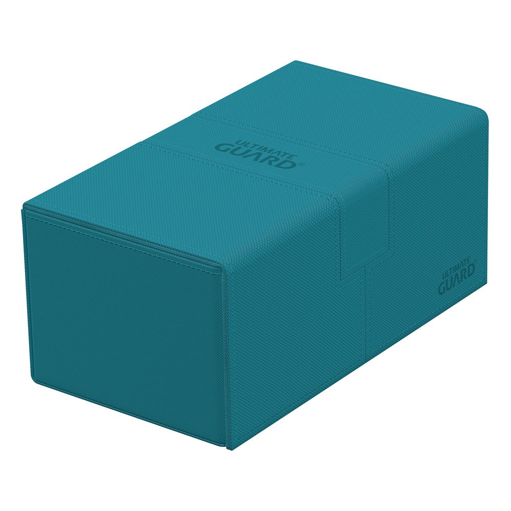 Ultimate Guard Twin Flip`n`Tray 200+ XenoSkin Monocolor Petrolblau