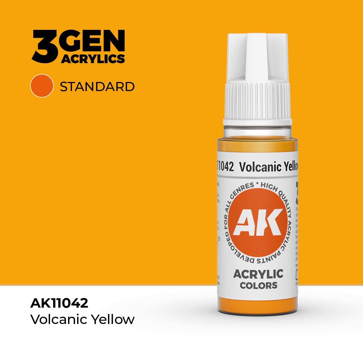 AK Interactive 3GEN Volcanic Yellow 17ml