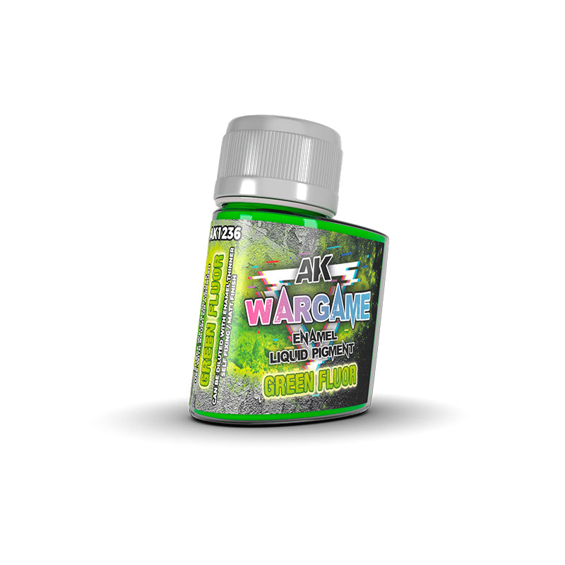 AK Interactive Liquid Pigments Green Fluor