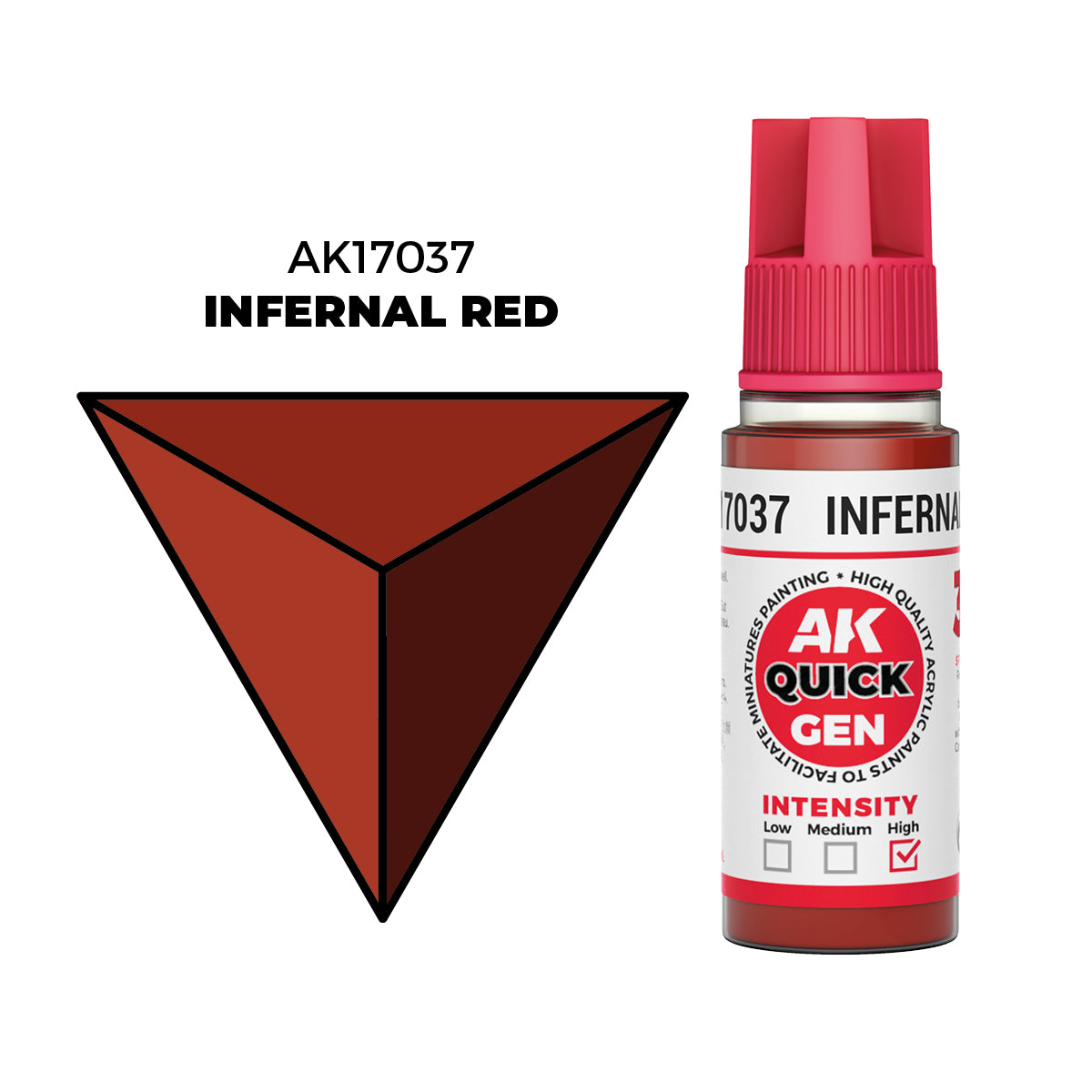 AK Interactive QUICK GEN Infernal Red