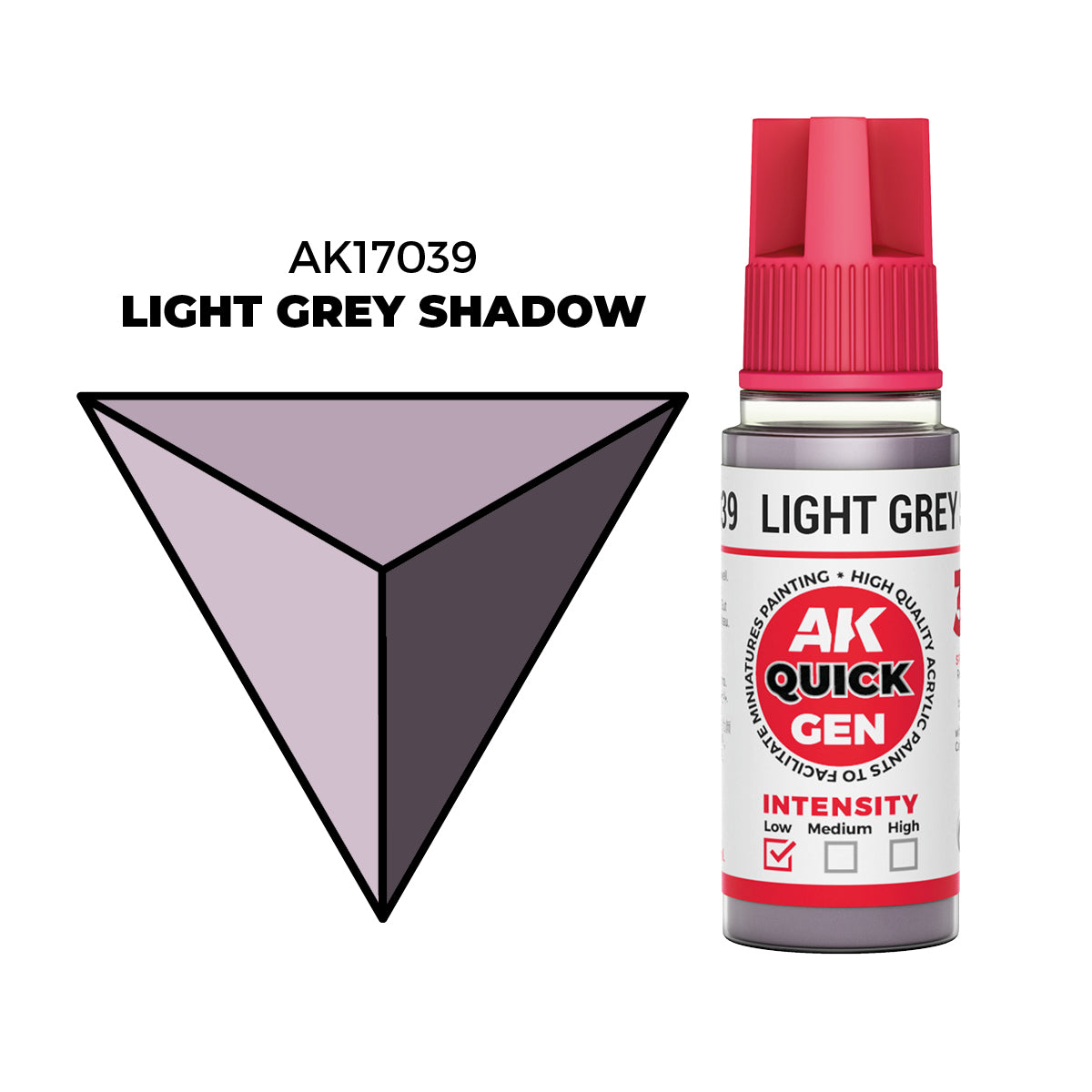 AK Interactive QUICK GEN Light Grey Shadow