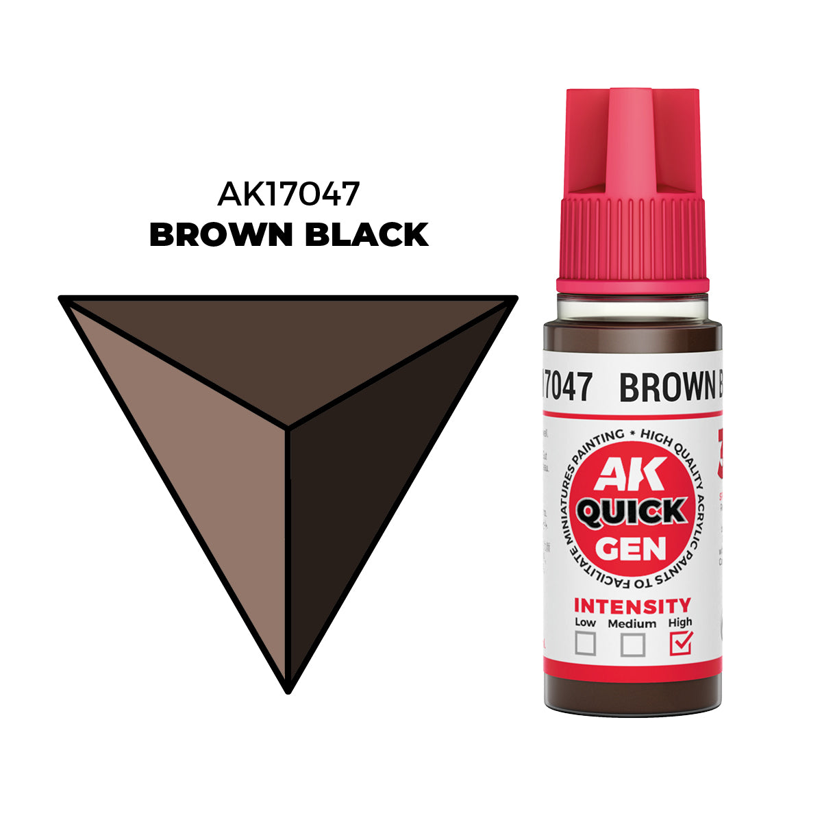 AK Interactive QUICK GEN Brown Black
