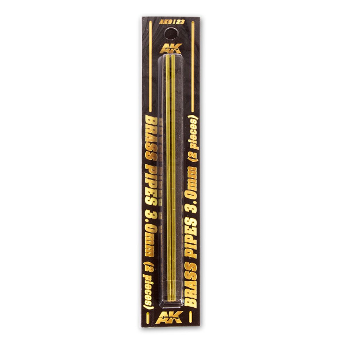 AK Interactive Dioramas BRASS PIPES 3,0mm, 2 units