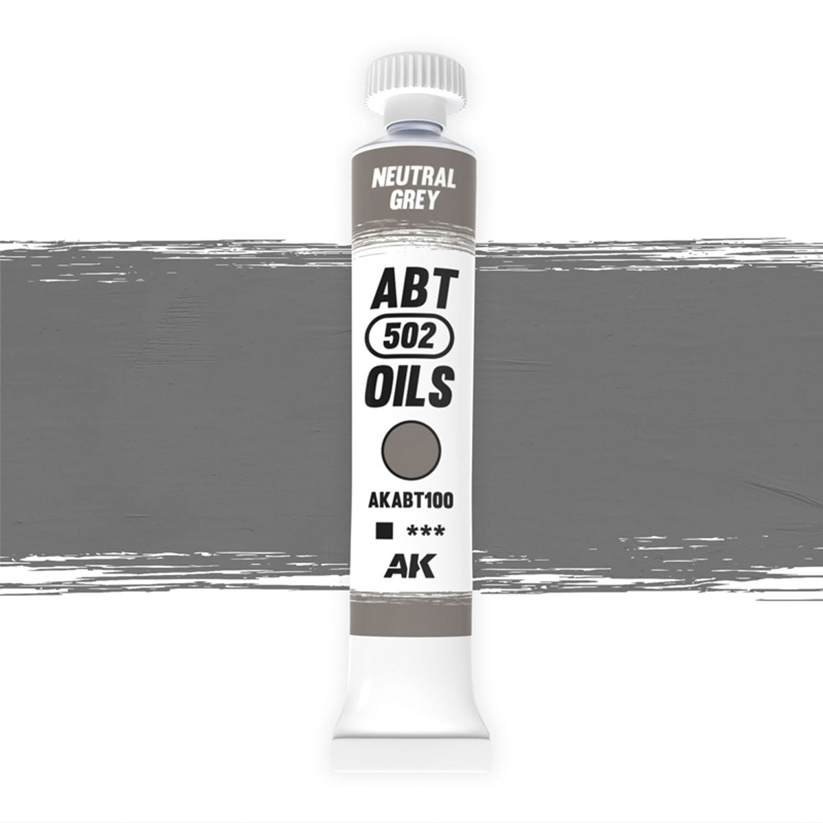 AK Interactive Oil Paints Neutral grey
