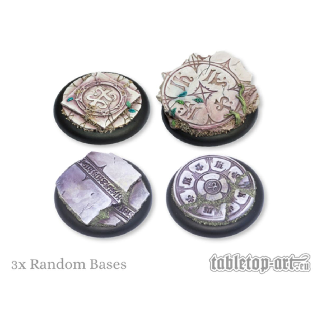 Ancestral Ruins Bases 50mm Round Lip