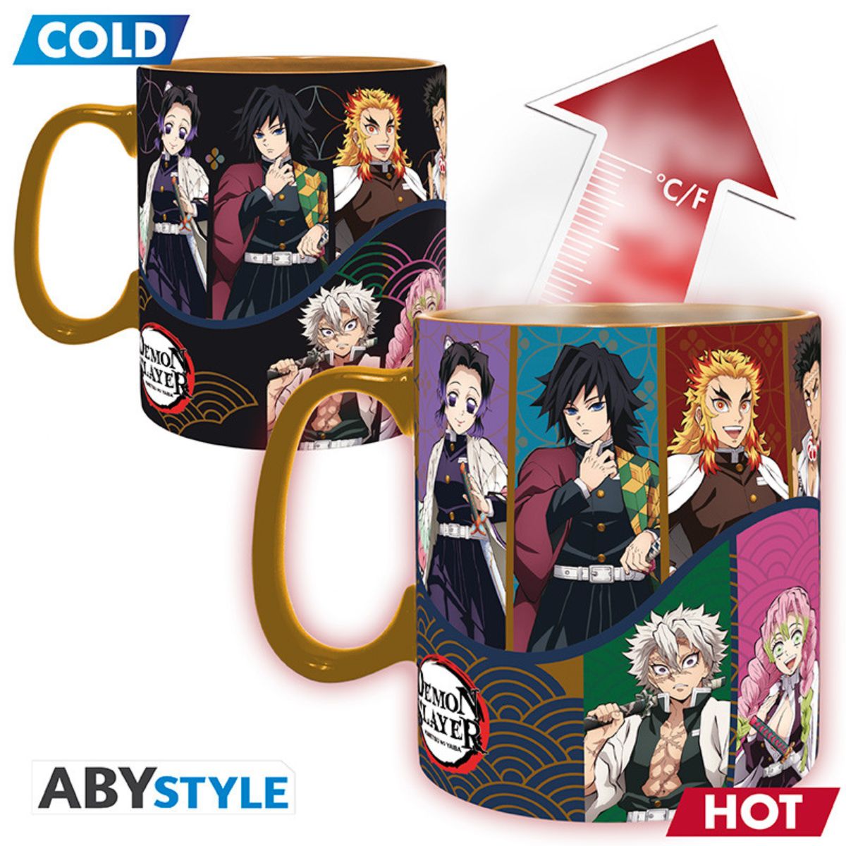 Demon Slayer Tasse Heatchange 460ml Hashira Season 2