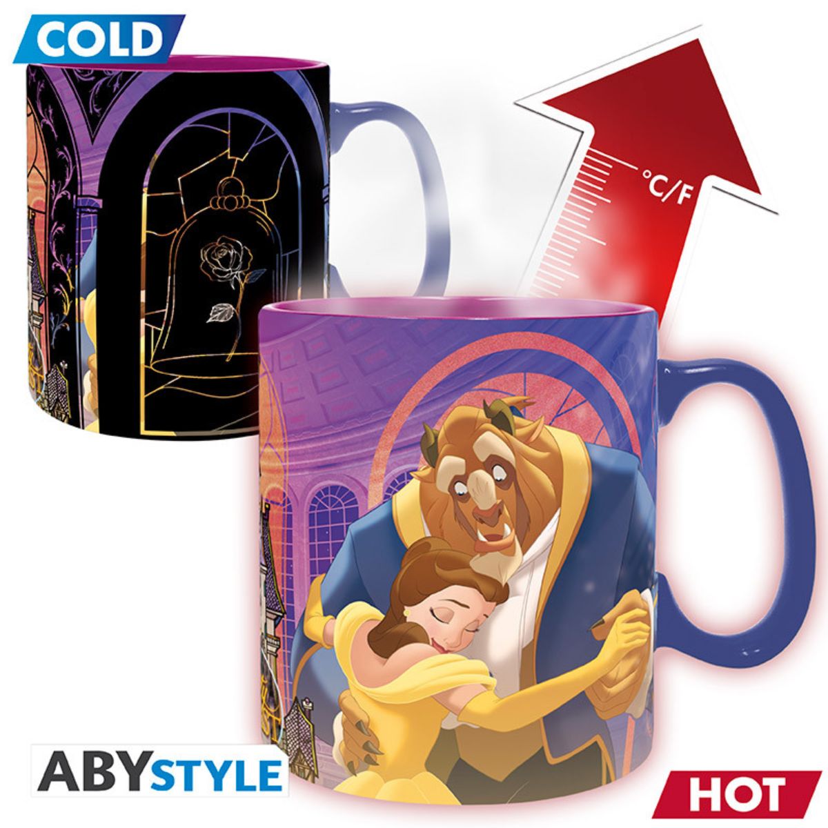 Disney Tasse Heat Change 460 ml Beauty & The Beast