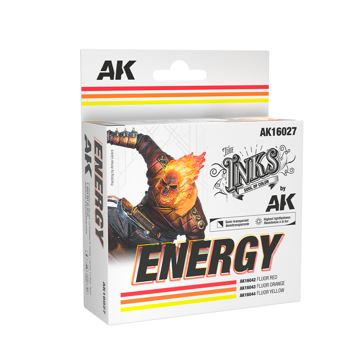 AK Interactive The INKS - SETS Energy Colors Set