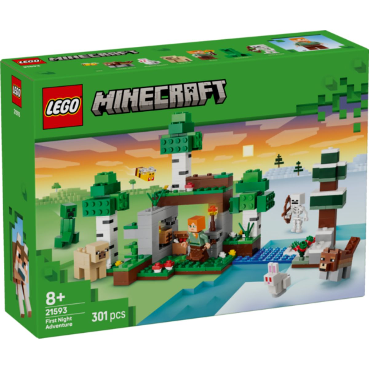 LEGO Minecraft Erstes Abenteuer in der Nacht