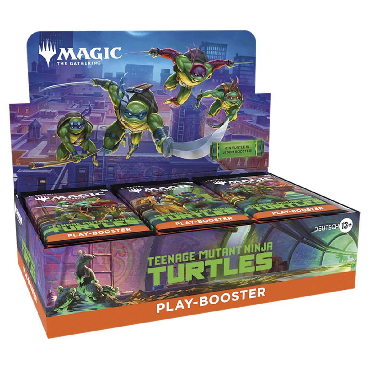 Magic: The Gathering Teenage Mutant Ninja Turtles Play Booster Display (30 Packs) Deutsch