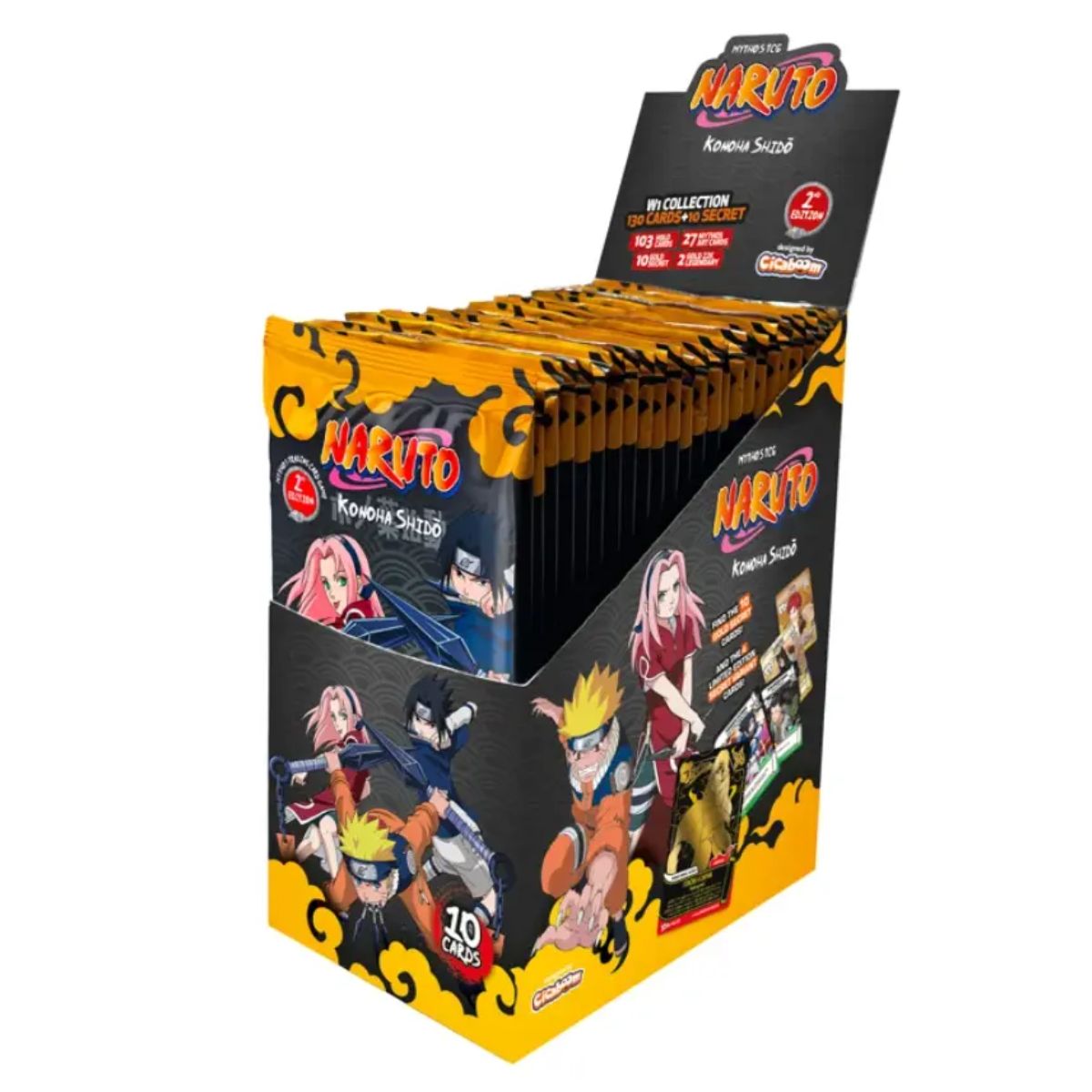 Naruto TCG First Set 2nd Edition Display