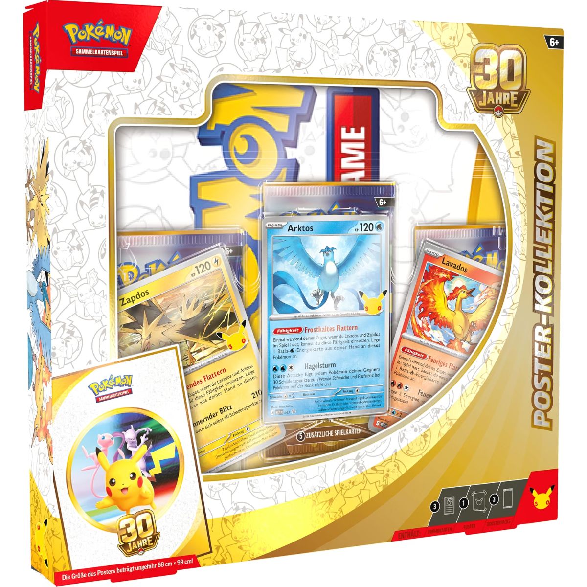 Pokémon 30 Jahre Poster Kollektion Deutsch