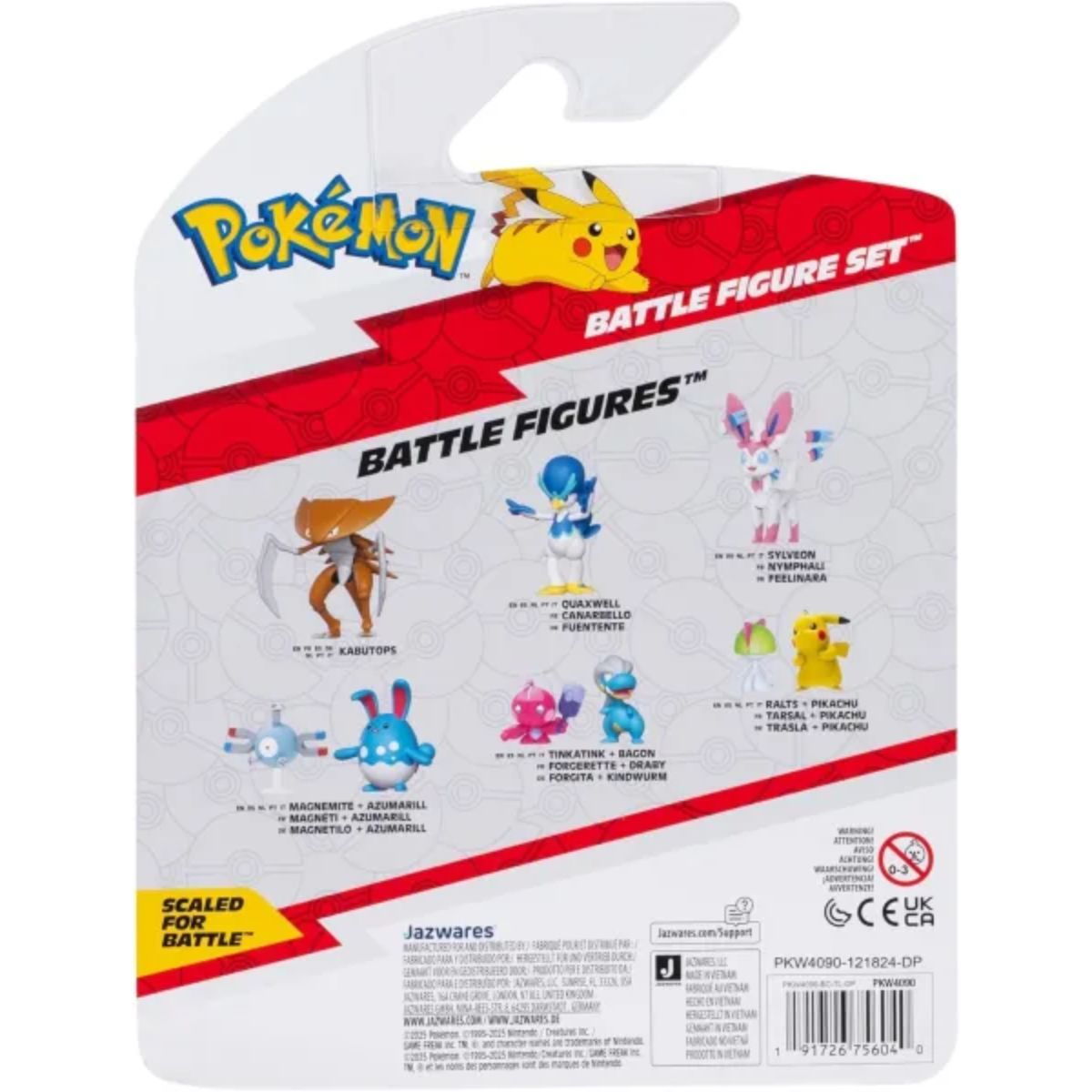 Pokémon Battle Figure Set Pikachu Zorua & Magikarp