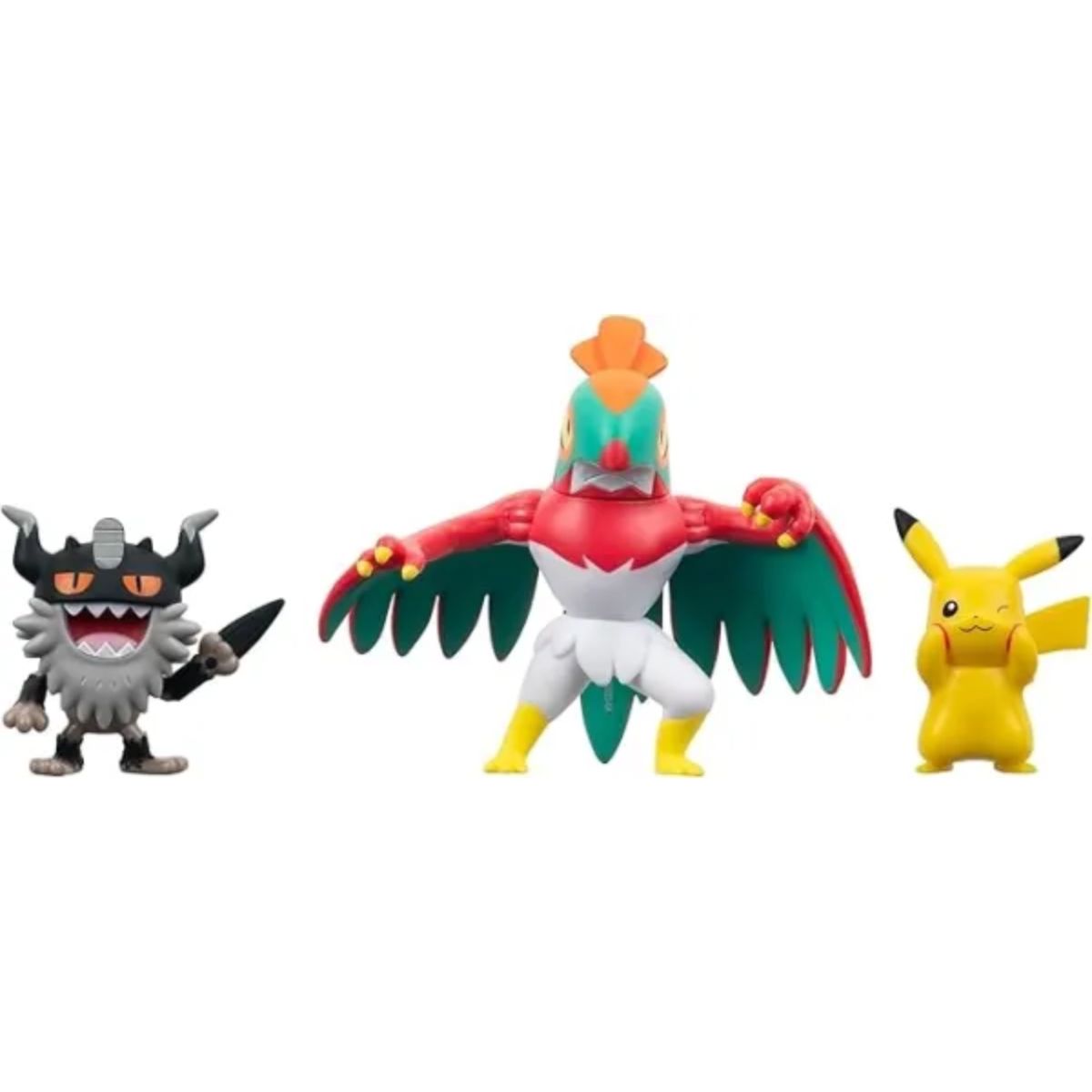 Pokémon Battle Figure Set Pikachu, Perrserker & Hawlucha