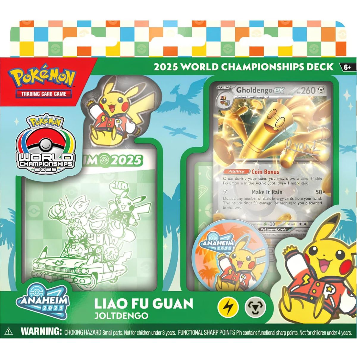 Pokémon World Championship Deck 2025 Riley Mckay Liao Fu Guan Englisch