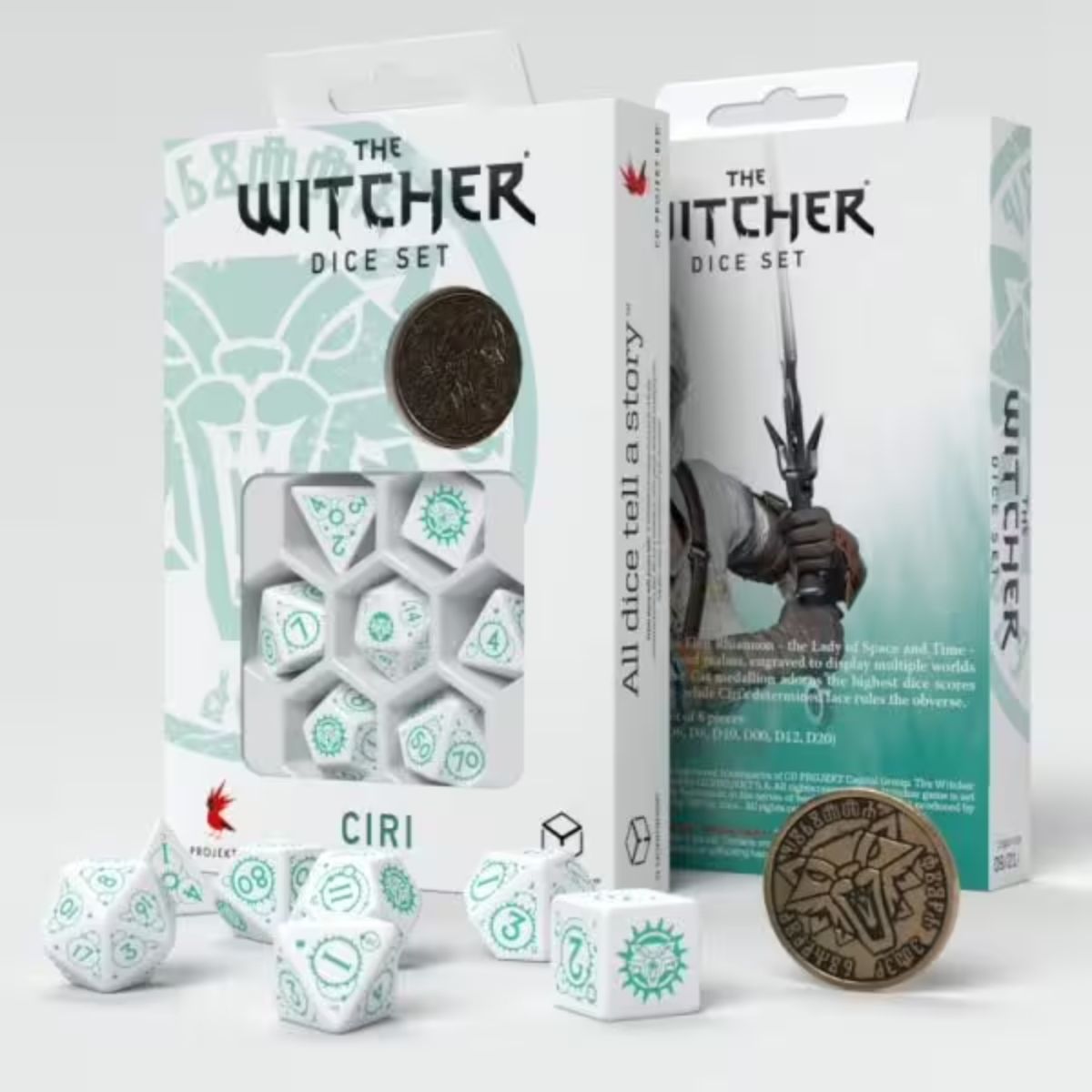 Q-Workshop The Witcher Dice Set Ciri The Law Of Surprise