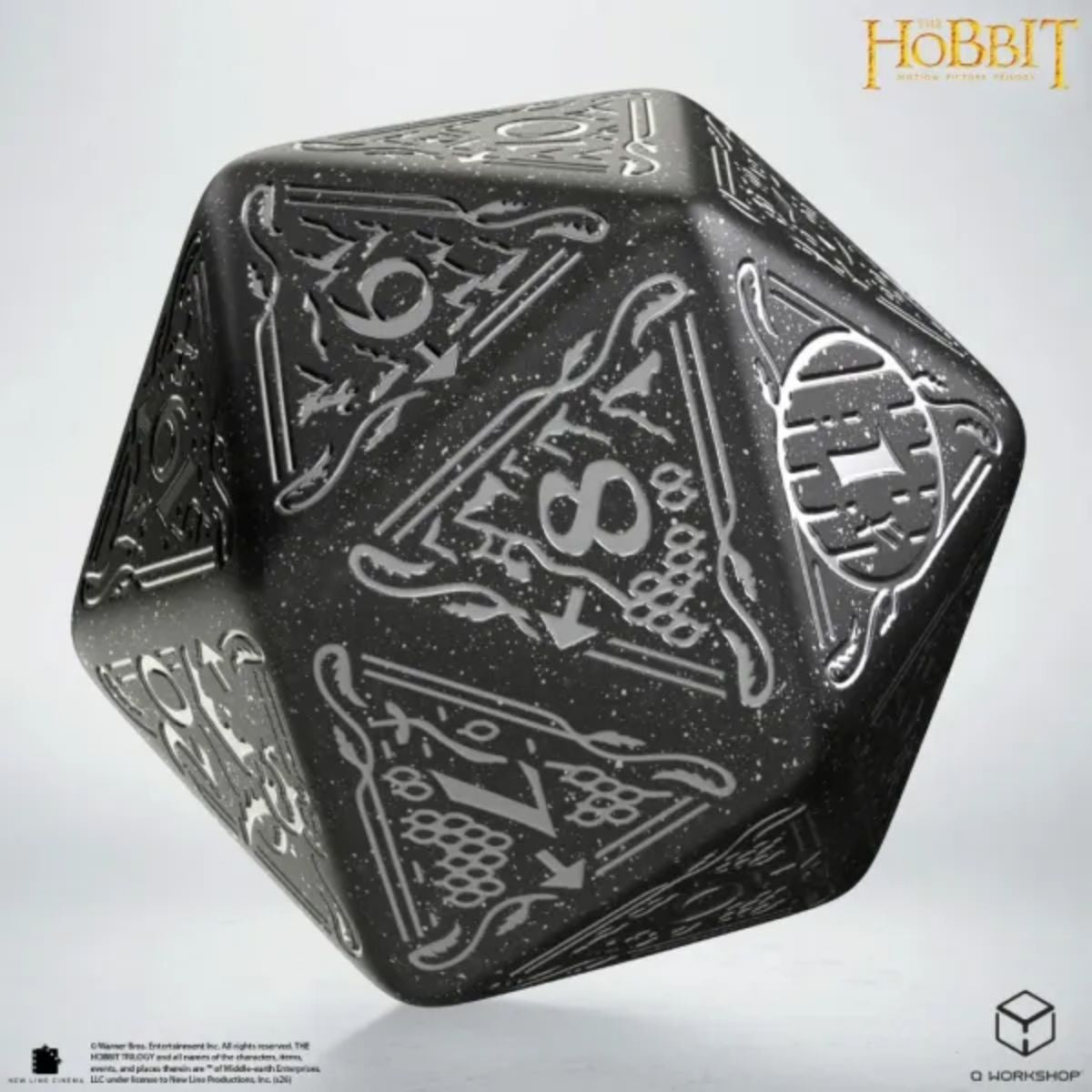 Q-Workshop Umbral TCG Jumbo Die The Hobbit Spindown D20