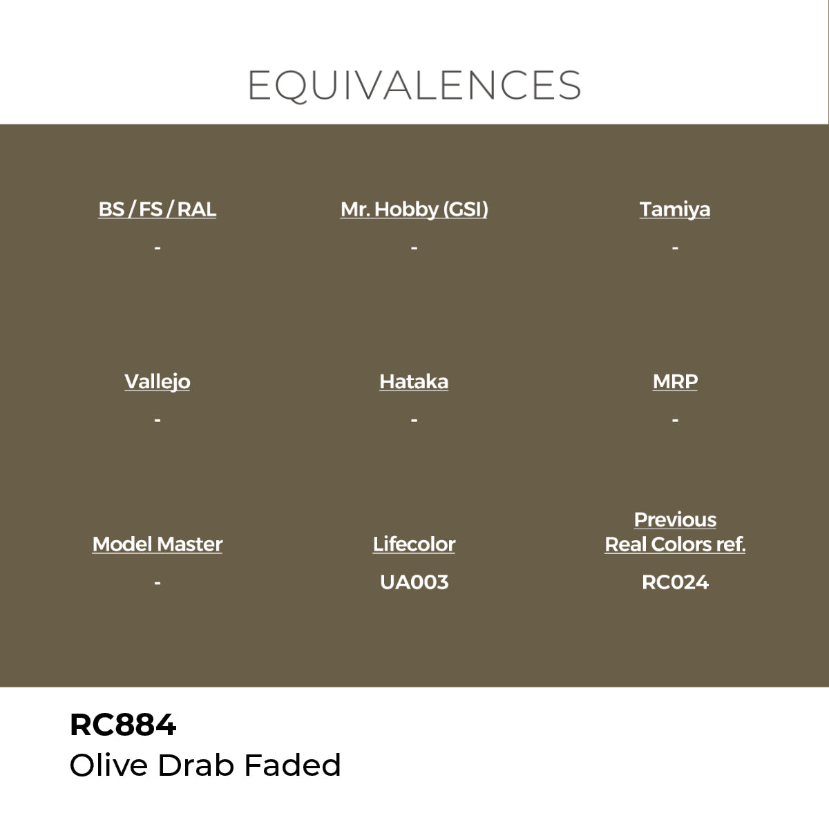 AK Interactive REAL COLORS Olive Drab Faded 17 ml.