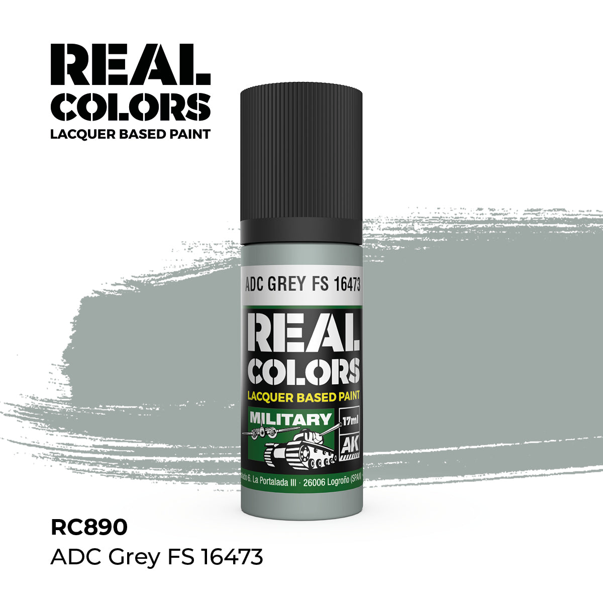 AK Interactive REAL COLORS Adc Grey Fs 16473 17 ml.