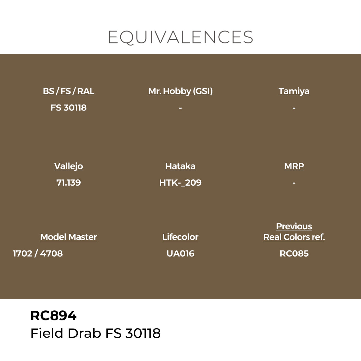 AK Interactive REAL COLORS Field Drab Fs 30118 17 ml.