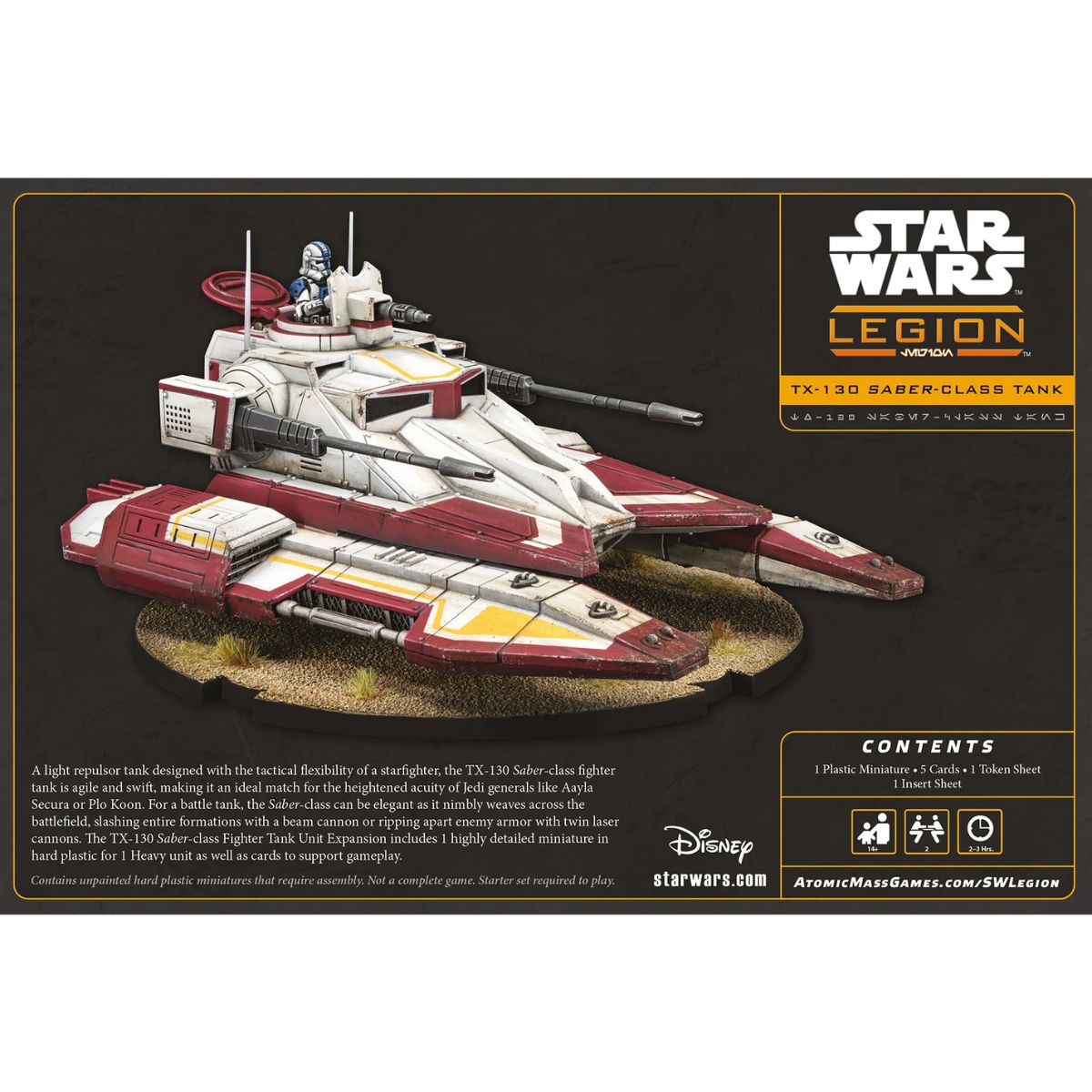Star Wars Legion - TX-130 Saber-Class Tank (TX-130 Säbel-Klasse Kampfpanzer)