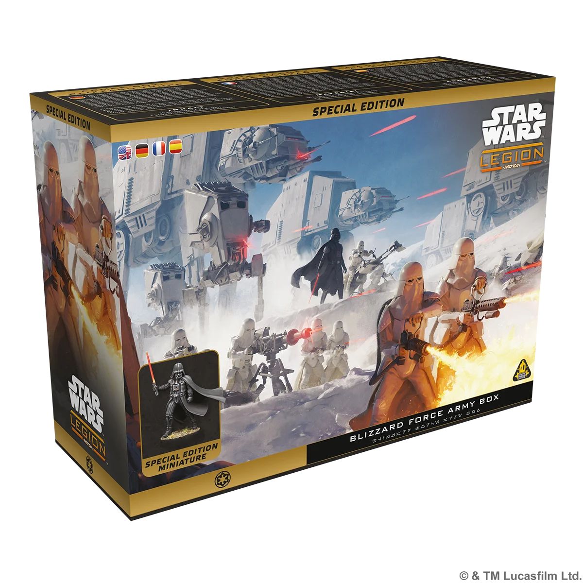 Star Wars Legion Blizzard Force Army Box Limited Edition Darth Vader Figure