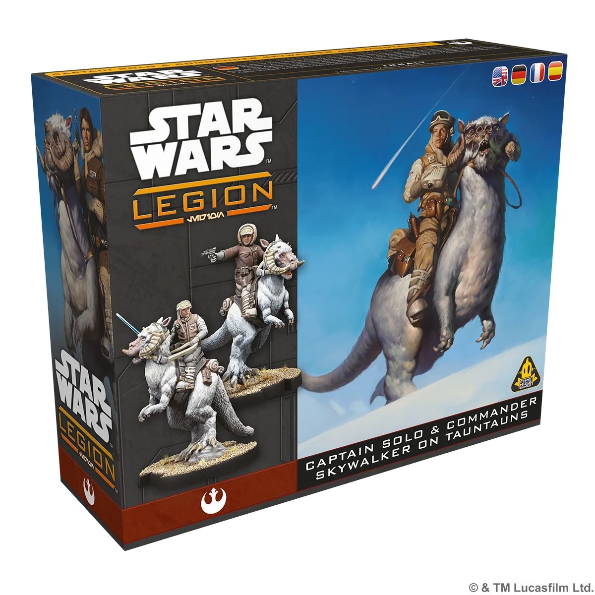 Star Wars Legion Captain Solo And Commander Skywalker On Tauntauns