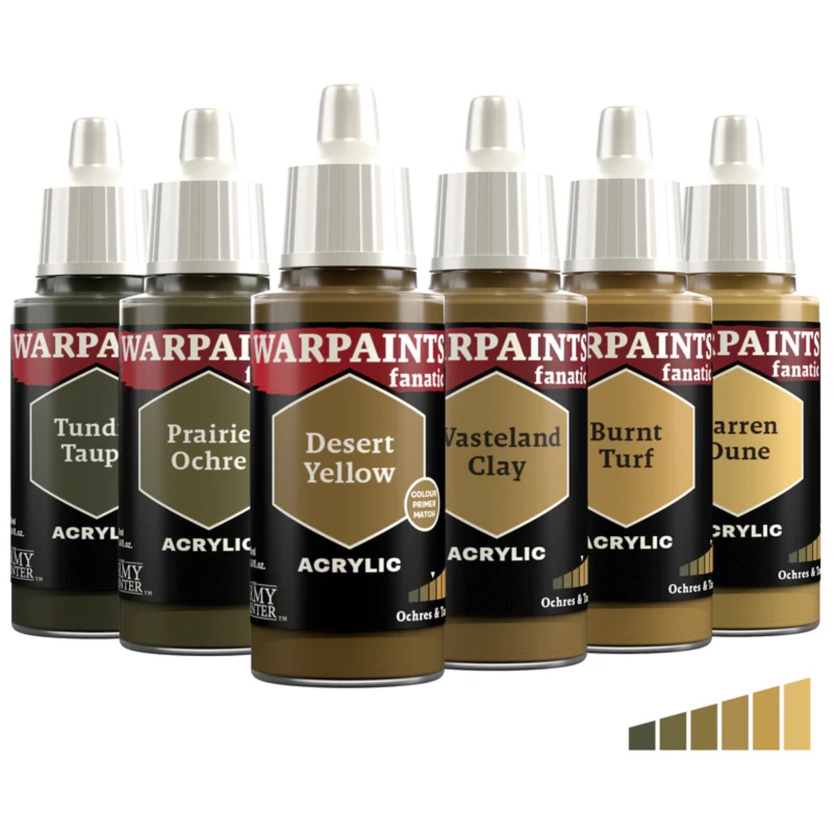 The Army Painter Warpaints Fanatic Ochres & Tans Bundle
