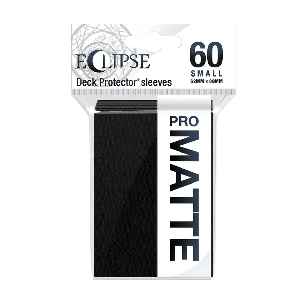 Ultra Pro Eclipse Matte Small Deck Protector Sleeves 60ct Jet Black