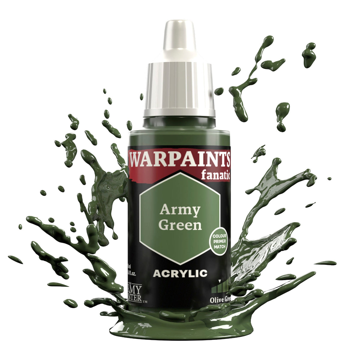 The Army Painter Warpaints Fanatic Army Green