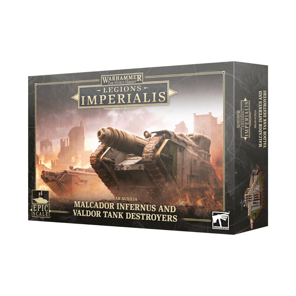 Warhammer The Horus Heresy Legions Imperialis Solar Auxilia Malcador Infernus and Valdor Tank Destroyers