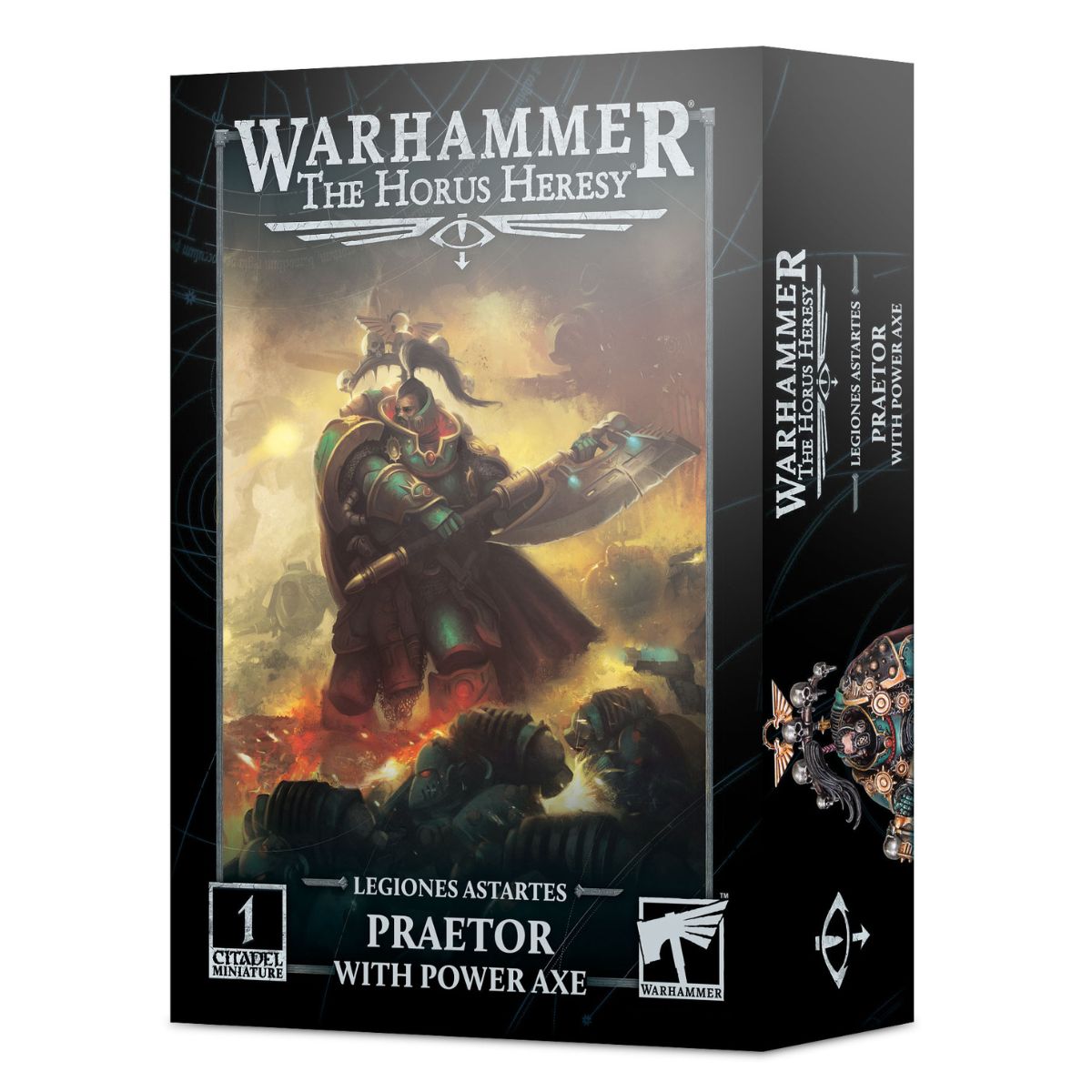 Warhammer The Horus Hersey Legiones Astartes Praetor with Power Axe
