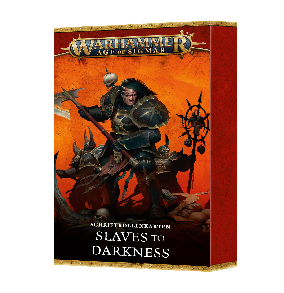 Warhammer Age of Sigmar Slaves to Darkness Schriftrollenkarten
