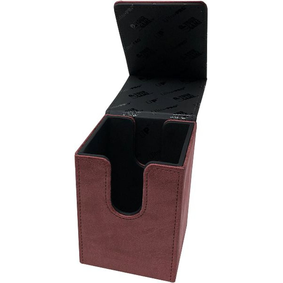 Ultra Pro Alcove Flip Box Ultra Pro Suede Collection: Ruby