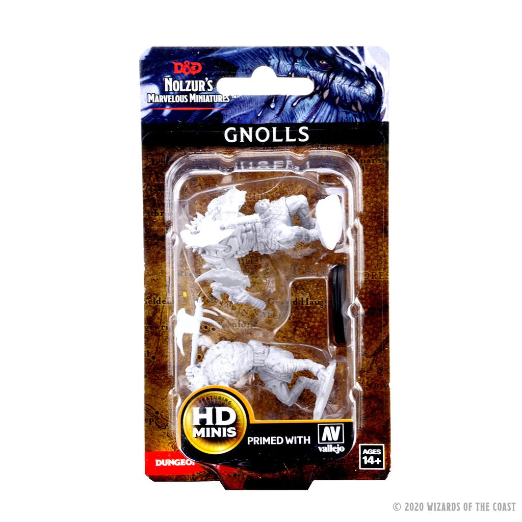 D&D Nolzur's Marvelous Unpainted Miniatures - Gnolls