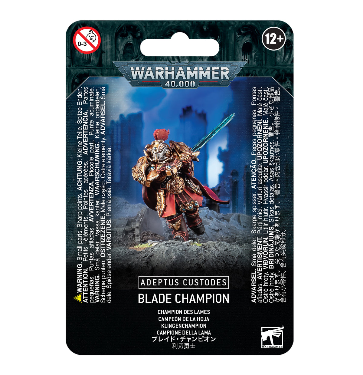 Warhammer 40.000 Adeptus Custodes Blade Champion
