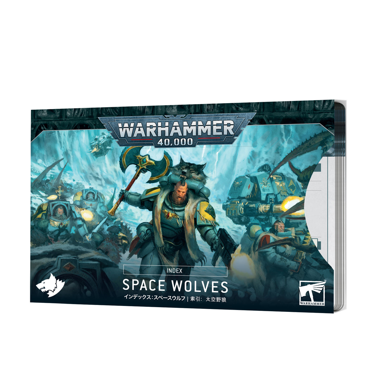 Warhammer 40.000 Index Cards: Space Wolves Englisch