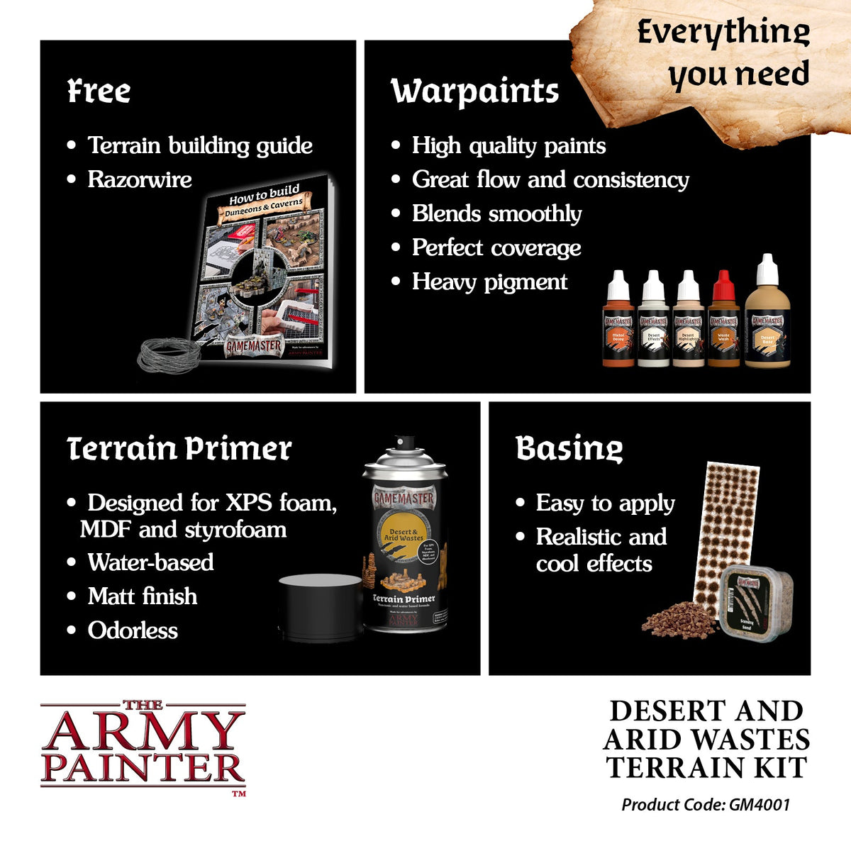 Gamemaster: Desert & Arid Wastes Terrain Kit