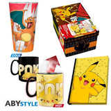 POKEMON - Pck premium Large Glass + Mug HC + notebook "Pikachu"