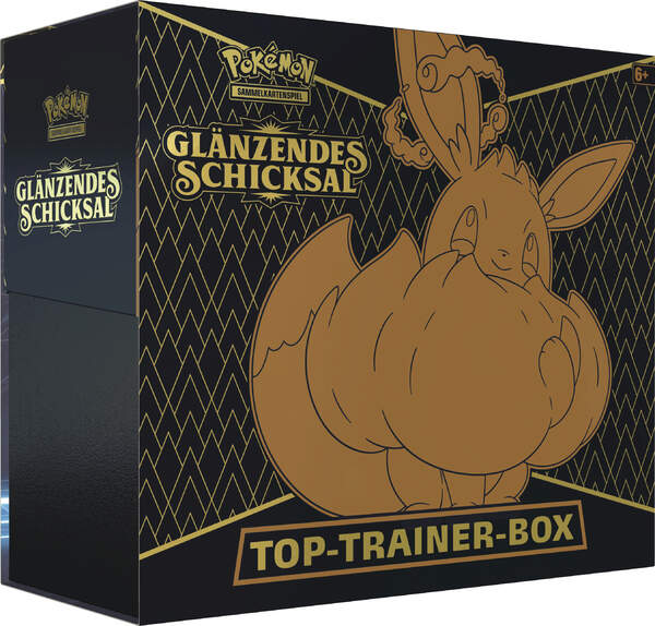 Pokémon SWSH4.5 Top Trainer Box Glänzendes Schicksal- deutsch