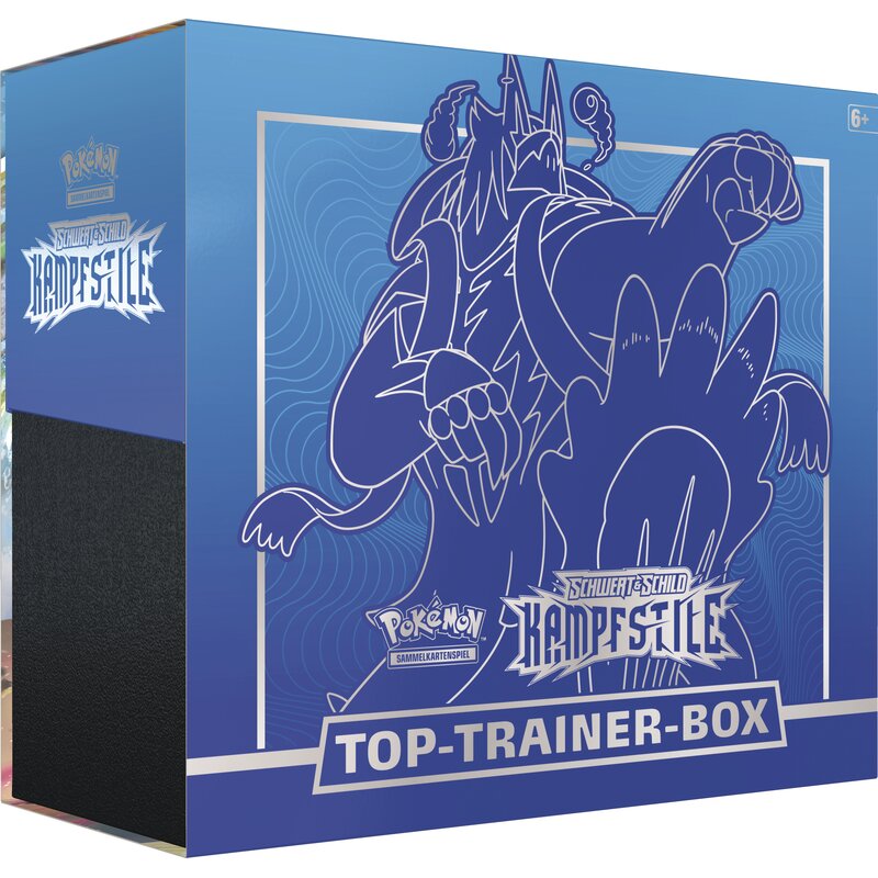 Pokémon SWSH05 - Schwert und Schild - Kampfstile - Top-Trainer Box- Wulaousu (Blau) - deutsch