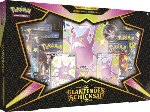 Pokémon SWSH4.5 Glänzendes Schicksal - Premium Box Schillerndes Iksbat-V Box deutsch