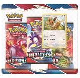 Pokémon SWSH05 - Battlestyles / Kampfstile - 3-Pack Blister - Eevee / Evoli - englisch