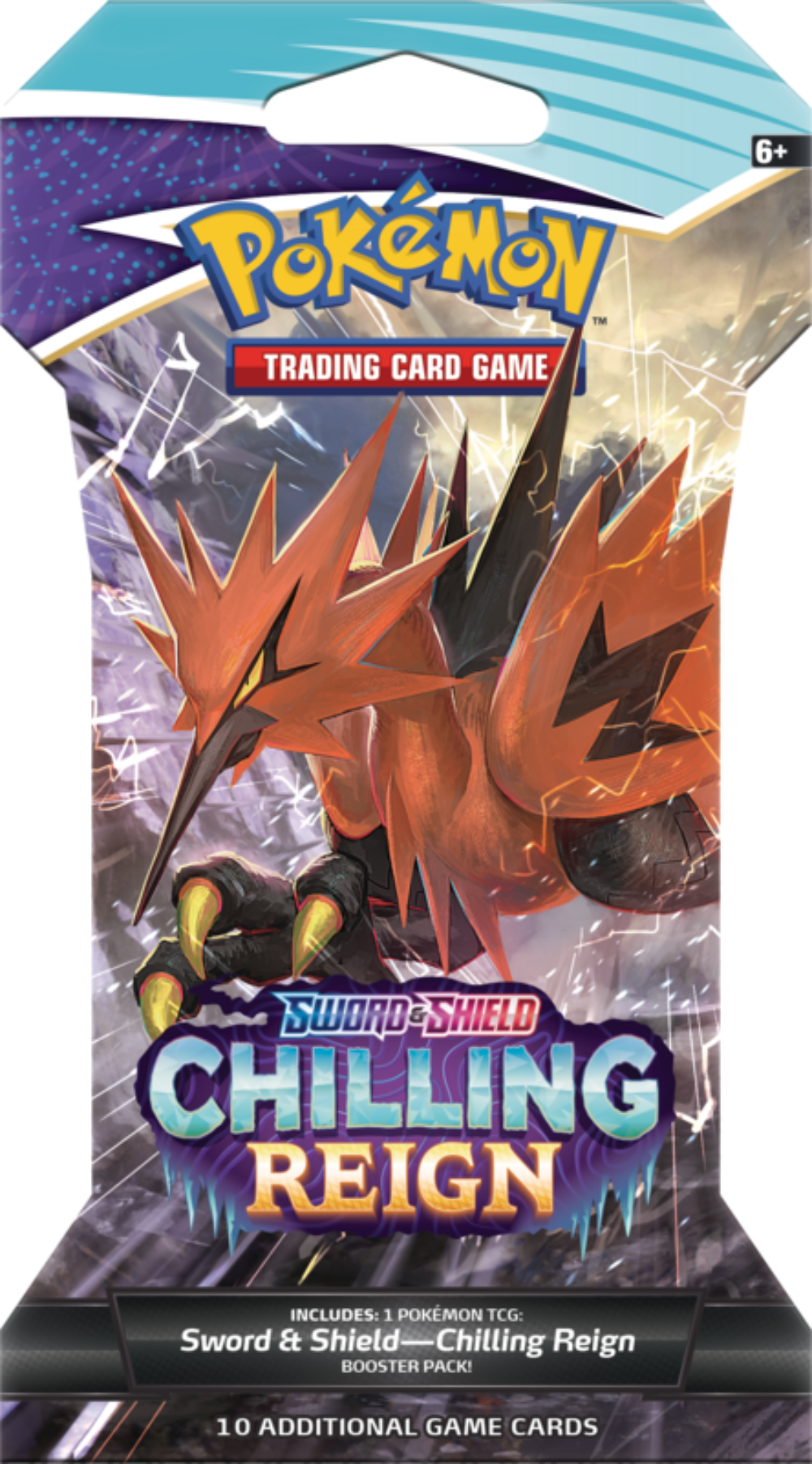 Pokémon SWSH06 - Chilling Reign Sleeved Booster einzeln - englisch