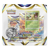 Pokémon - Schwert und Schild Strahlende Sterne - 3-Pack Blister - Folipurba - deutsch
