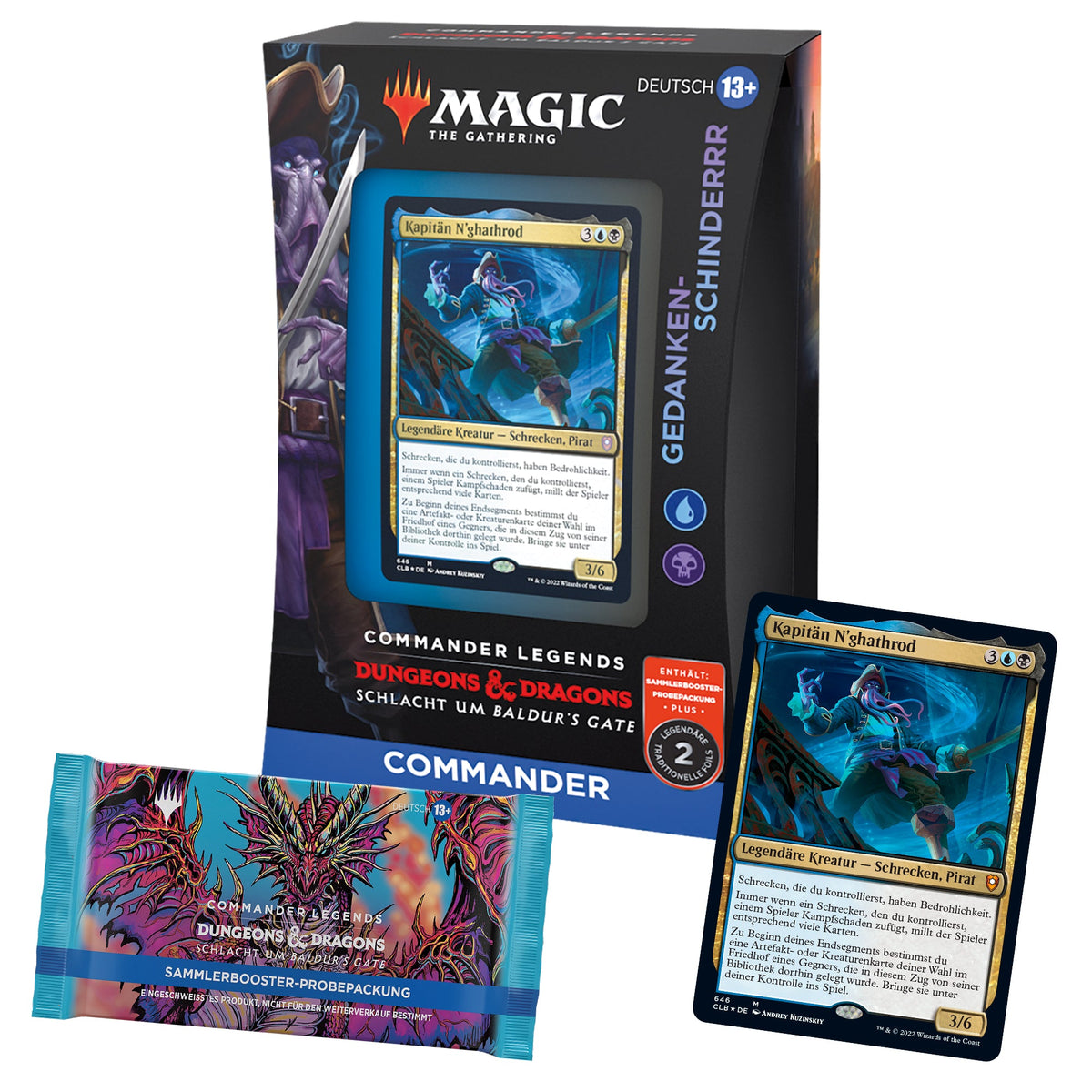 Commander Legends: Schlacht um Baldur's Gate - Commander Deck – Gedankenschinder - deutsch