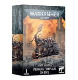 Warhammer 40.000 Space Marines Primaris Chaplain on Bike