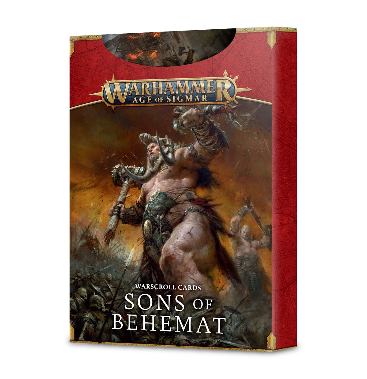 Warhammer Age of Sigmar Behemats Söhne Warscroll Cards DE